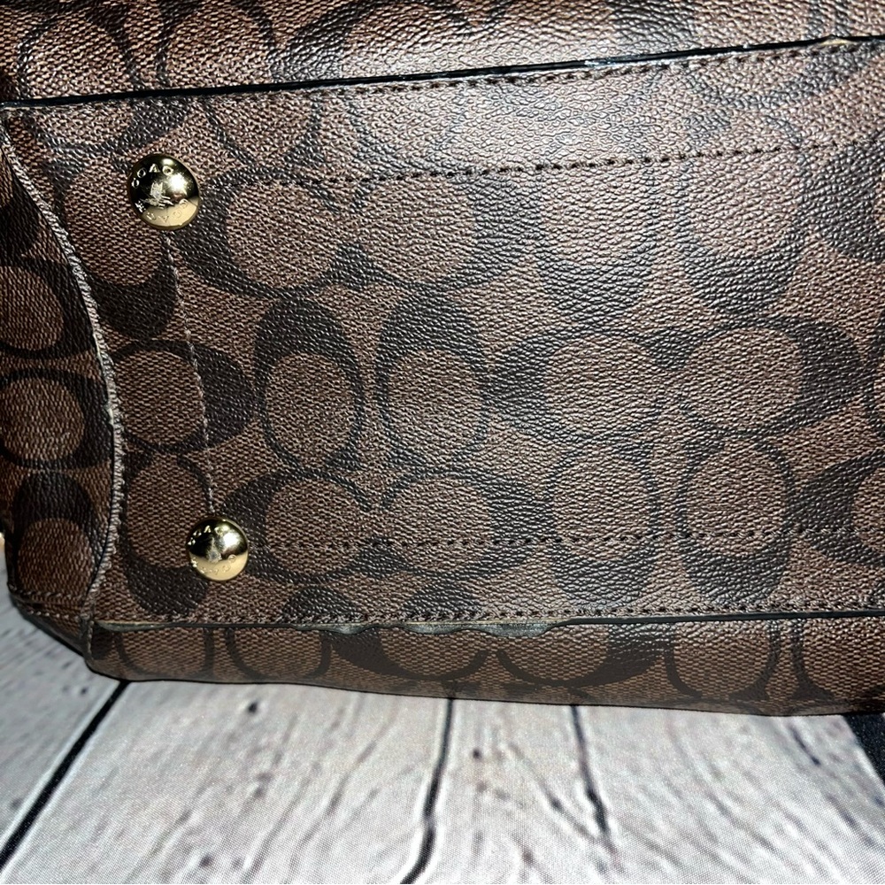 Vintage Y2K Coach Margot Signature Carryall Satchel Crossbody Handbag - Picture 14 of 17